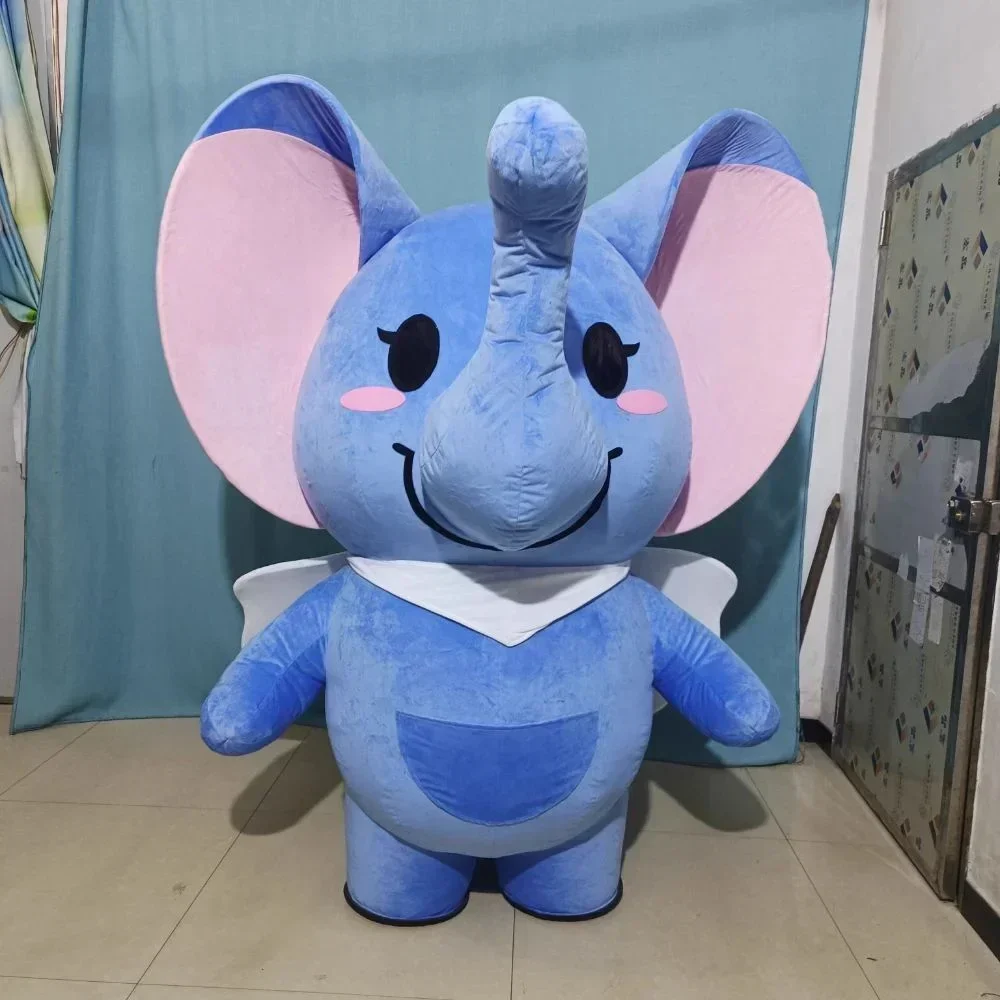 Event & Party Supply - ชุดมาสคอตช้างเป่าลมขนาดใหญ่ ชุดดัมโบ้การ์ตูนสำหรับผู้ใหญ่ สำหรับงานปาร์ตี้ งานอีเวนต์ โปรโมชั่นเชิงพาณิชย์ และการแสดง
