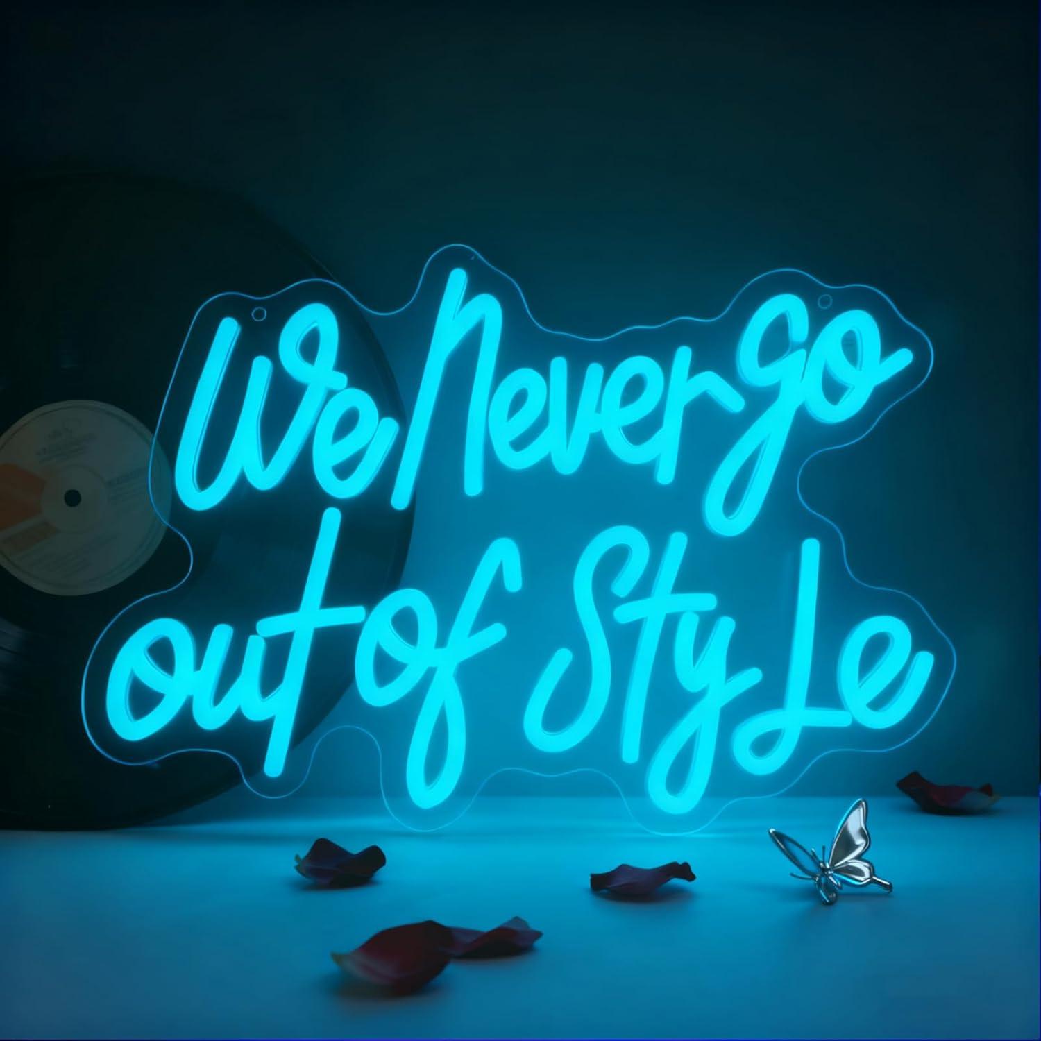 Neon Sign Party - ป้ายไฟนีออน LED หรี่แสงได้ด้วย USB ไม่เคยตกยุค เหมาะสำหรับคอนเสิร์ตดนตรีสด