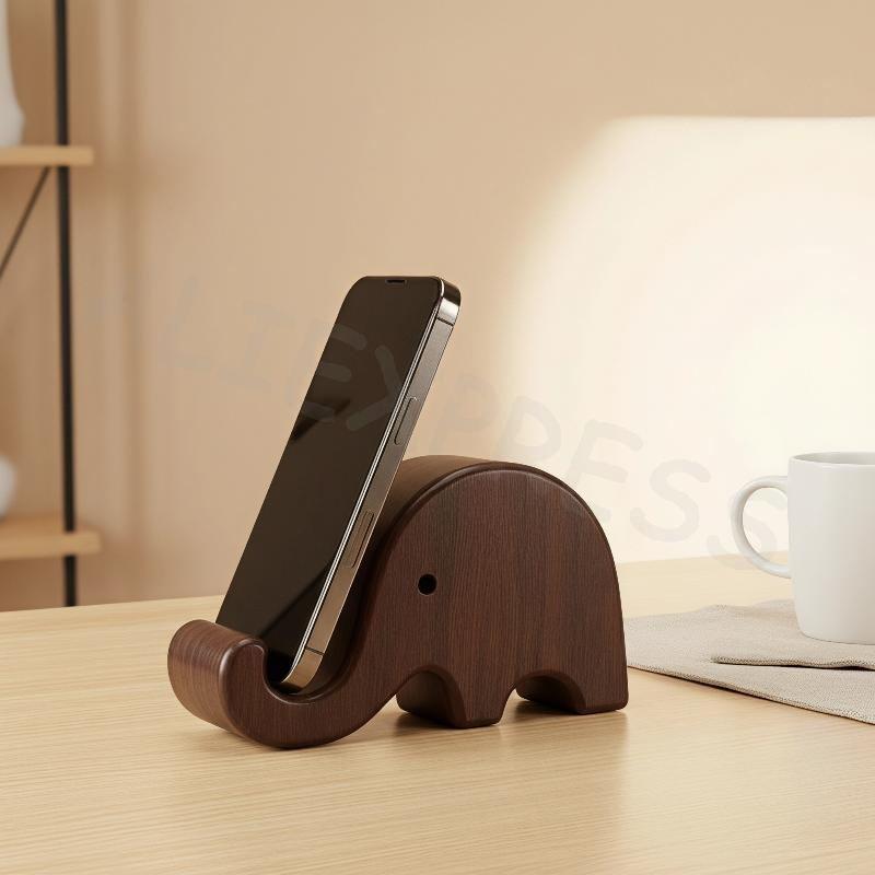ที่วางโทรศัพท์ไม้เนื้อแข็งวอลน - Event Support บทวิจารณ์และราคา