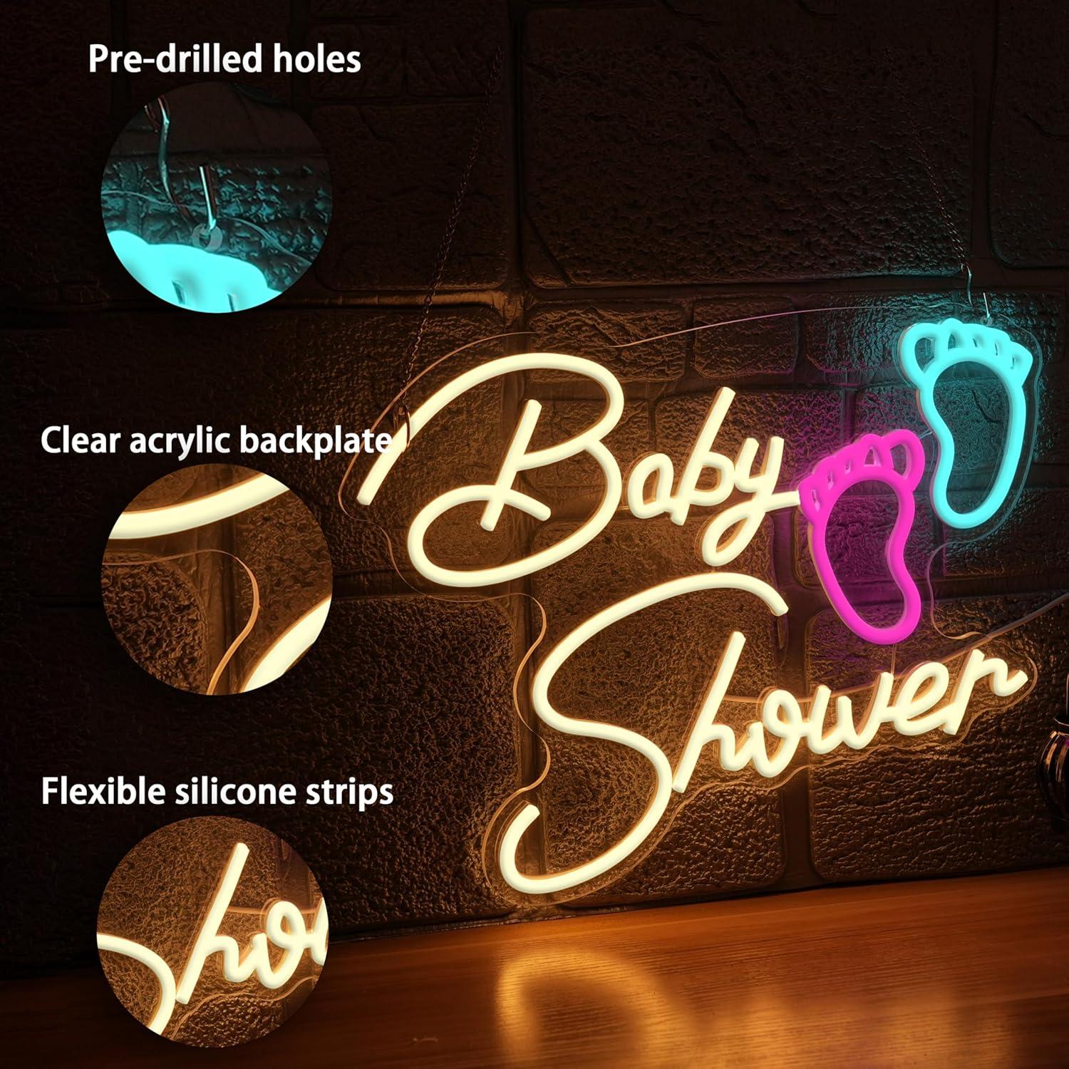 ป้ายไฟนีออนสำหรับงานเบบี้ชาวเว - Neon Sign Party บทวิจารณ์และราคา