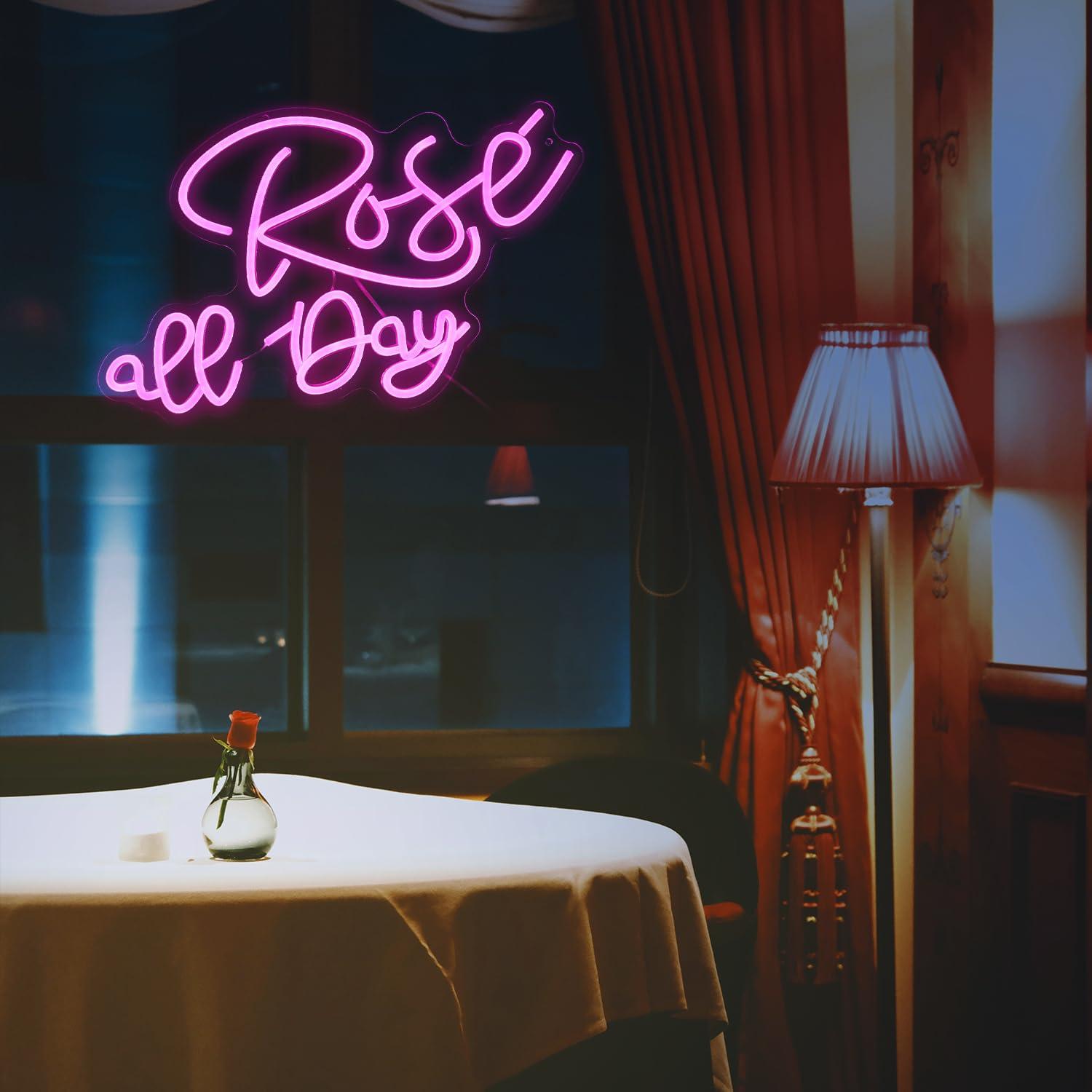 ป้ายไฟนีออนรูปดอกกุหลาบ แสงไฟ  - Neon Sign Party บทวิจารณ์และราคา