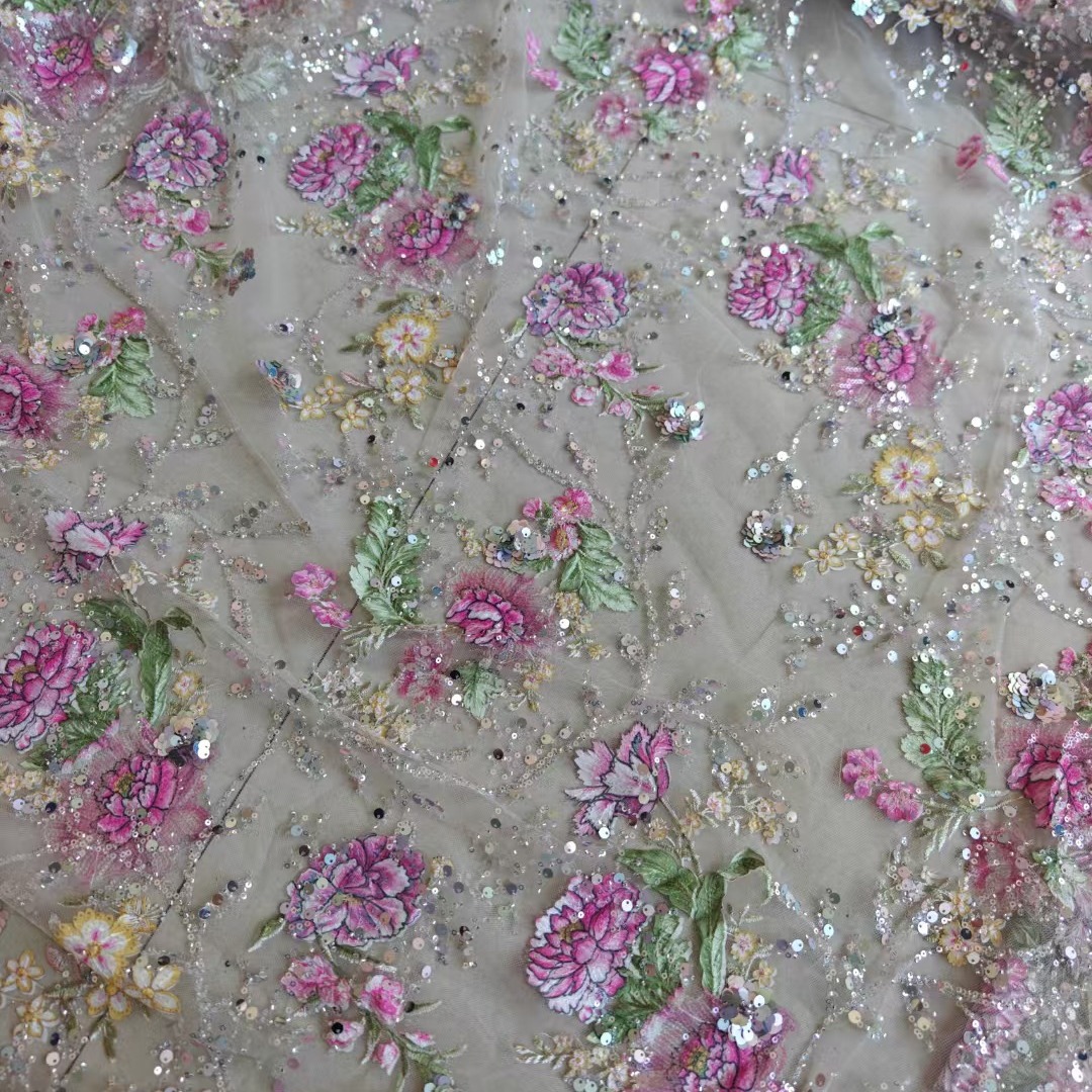 ผ้าลูกไม้ปักลายหรูหรา กว้าง 1  - Glitter Tablecloth บทวิจารณ์และราคา