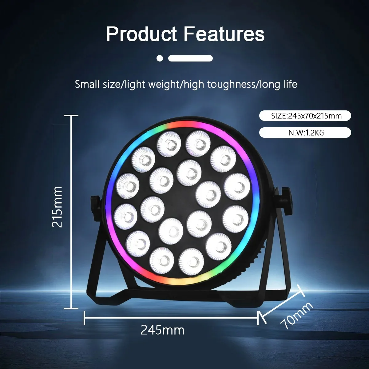 ไฟพาร์ LED 4-in-1 กำลังไฟ 180W - Event & Party Supply บทวิจารณ์และราคา